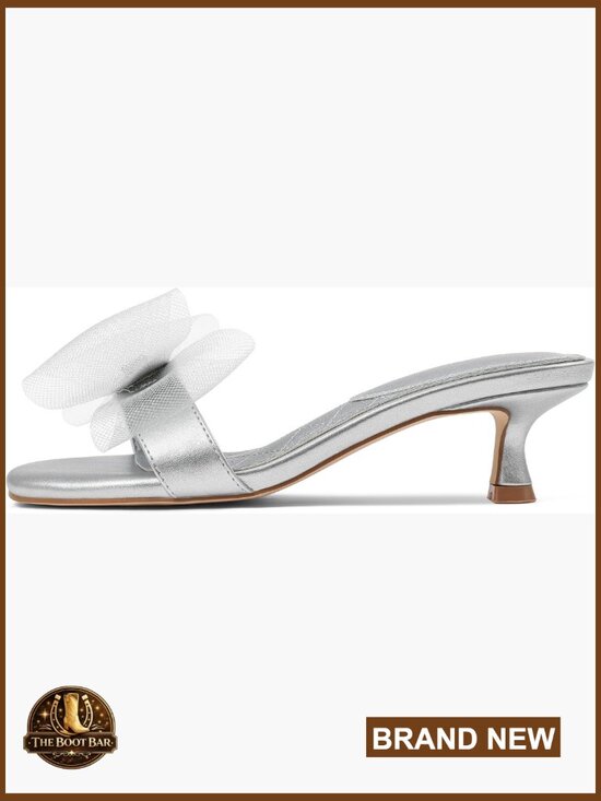 Shoes - Kitten Heel Open Toe Sandals Low Heels Dress Sandals Wedding Party Shoes